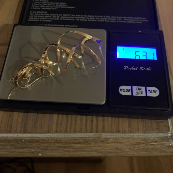 14k Vintage Twirls dangle earrings (Estate) Late 70’s early 80’s. - Picture 3 of 4